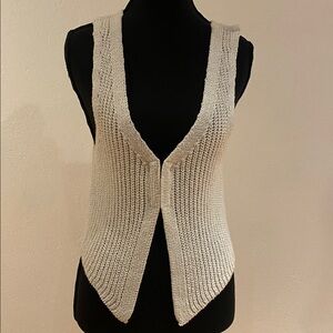 Urban Outfitters White Knit Tank Top